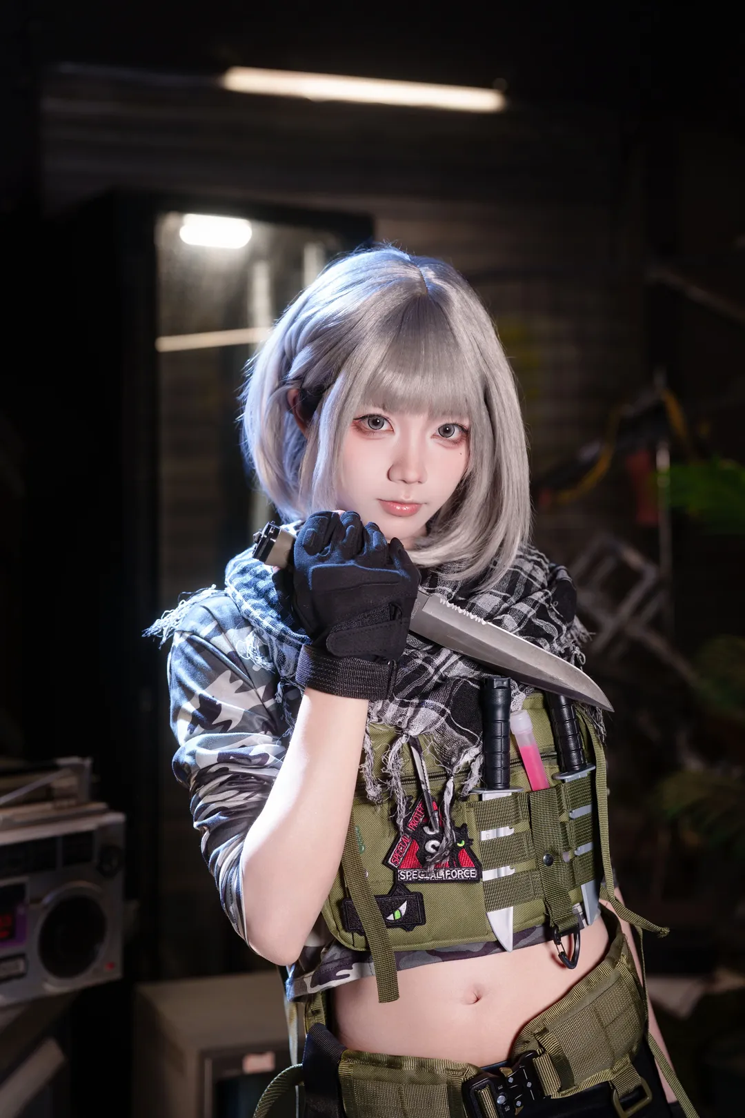 二次元cosplay, 麦晓雯cos, 三角洲行动, 战术装备, 军迷穿搭 - 第7张