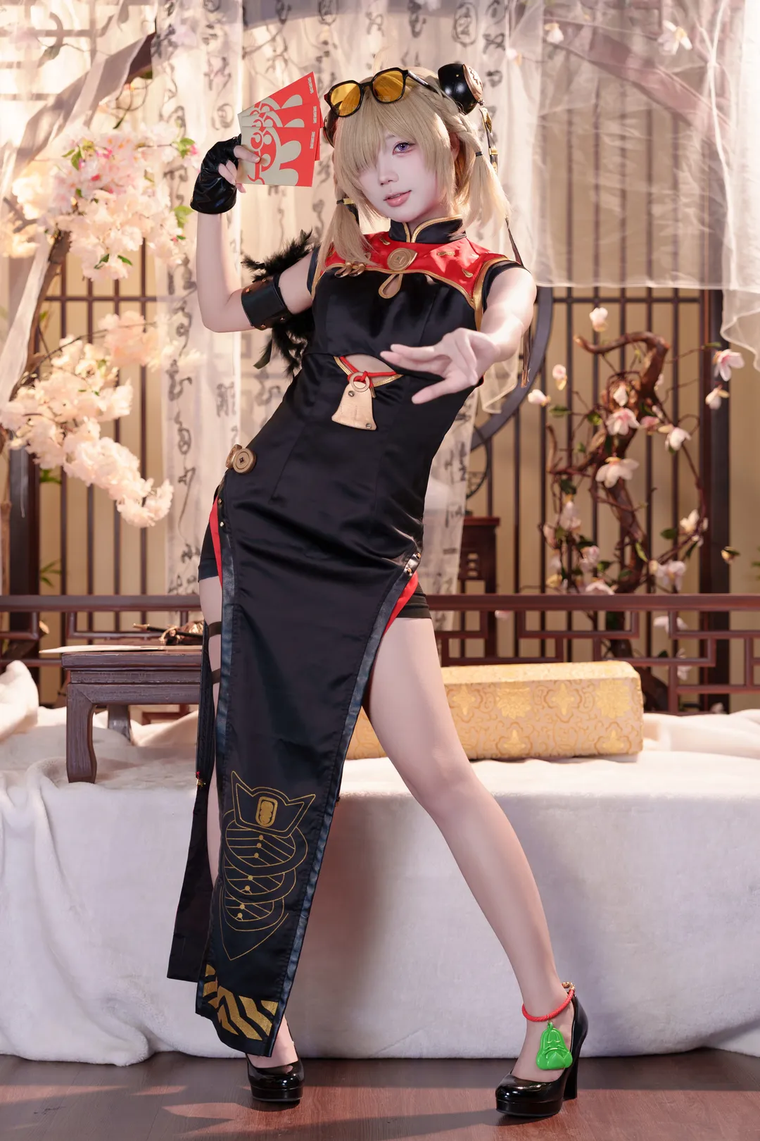 绝区零, cosplay, 二次元摄影, 红豆cos, 国风旗袍