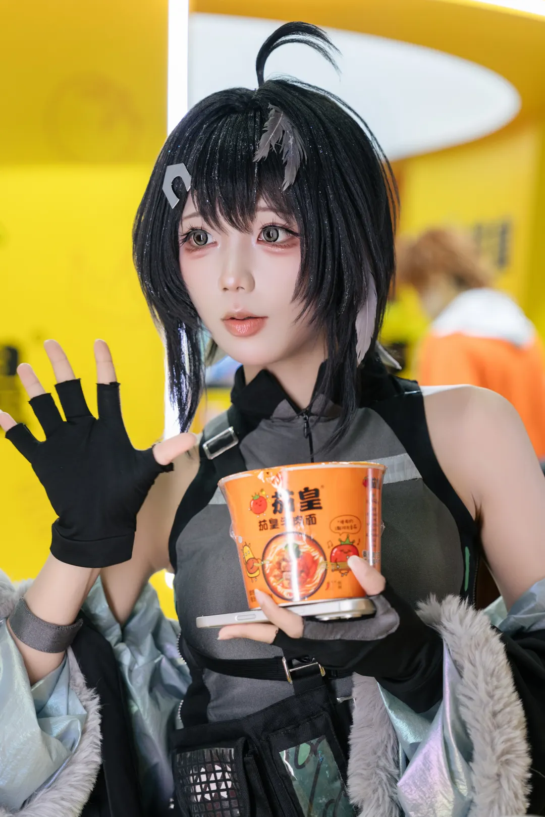 Arknights, Cosplay photography, Guangzhou Firefly ACG Expo, La Pluma cosplay, Anime convention behind-the-scenes