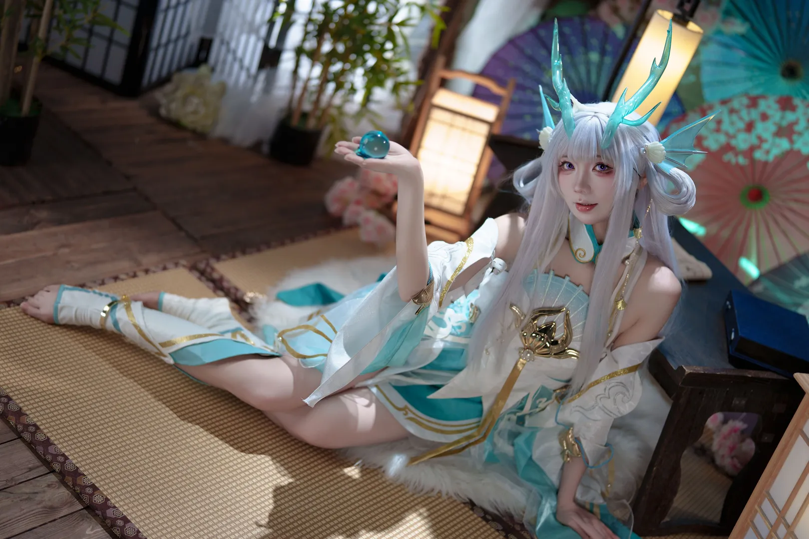 王者荣耀, 西施cos, 游龙清影, cosplay摄影, 古风少女