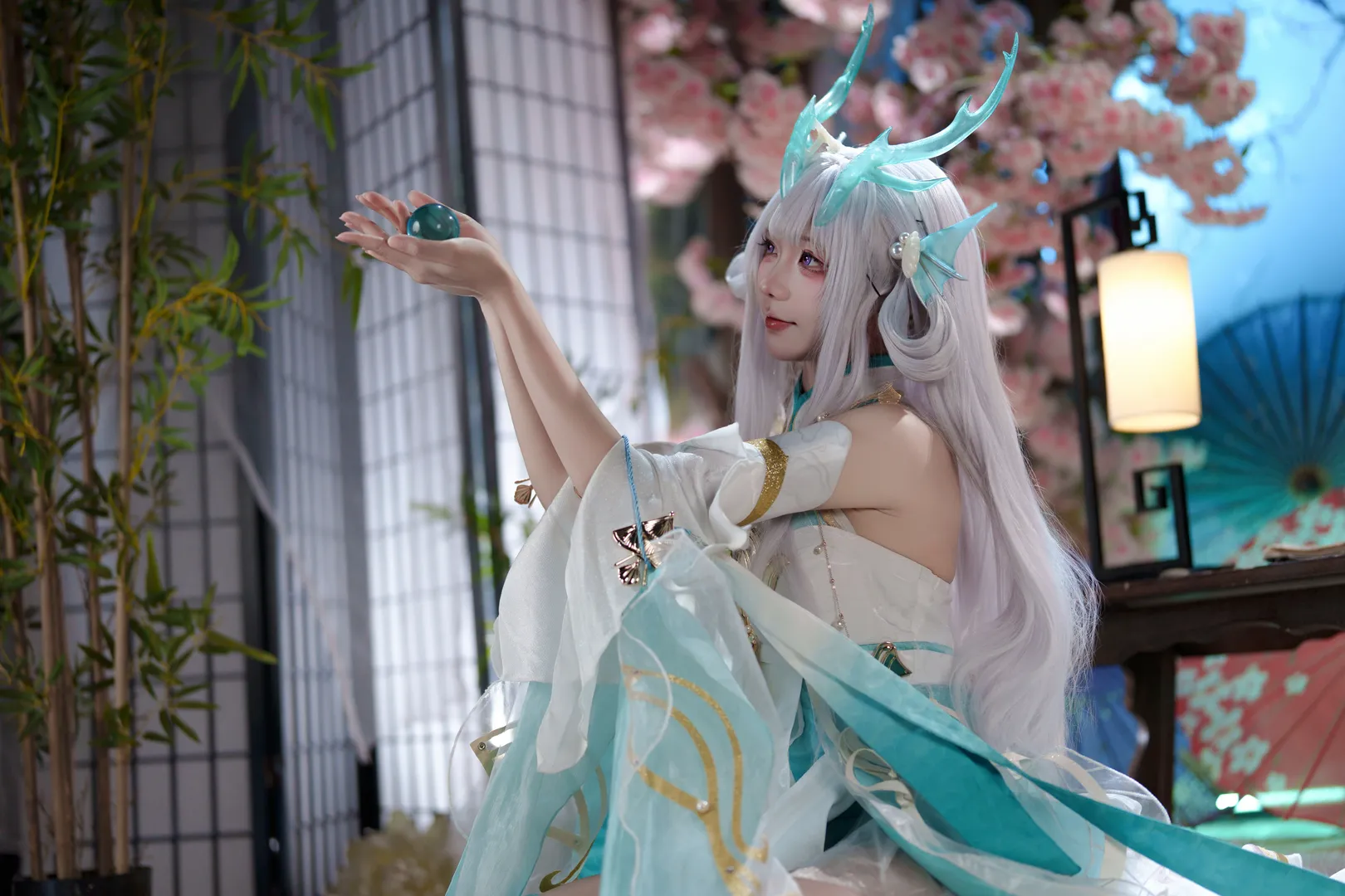 王者荣耀, 西施cos, 游龙清影, cosplay摄影, 古风少女 - 第4张