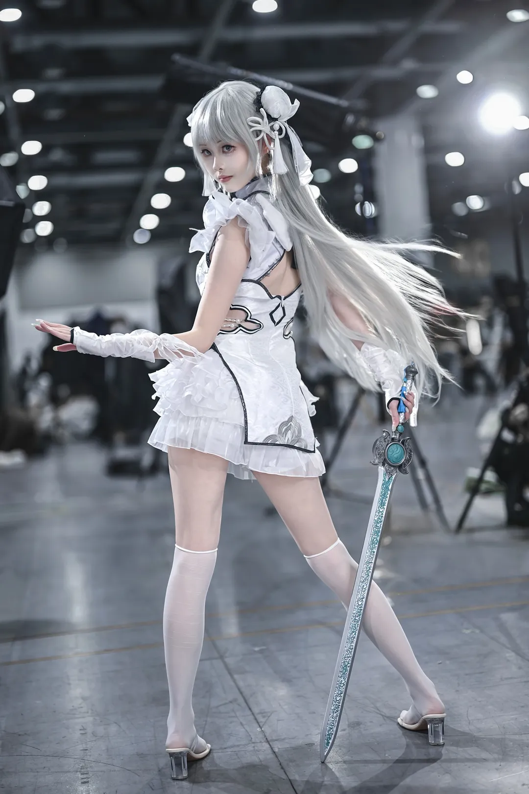永劫无间, 殷紫萍cos, 玉髓冰心, 国风cosplay, 棚拍分享 - 第1张