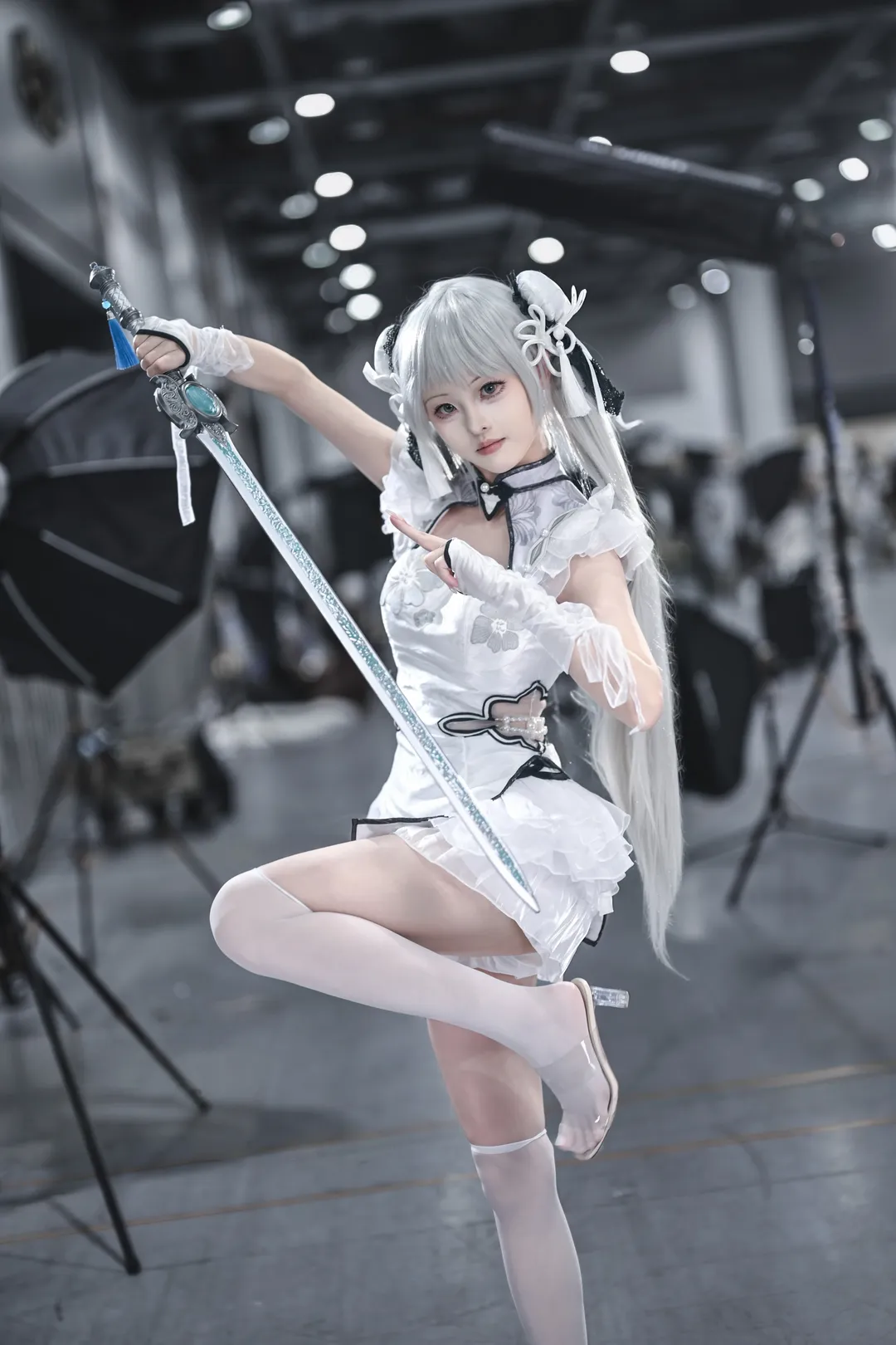 永劫无间, 殷紫萍cos, 玉髓冰心, 国风cosplay, 棚拍分享 - 第2张