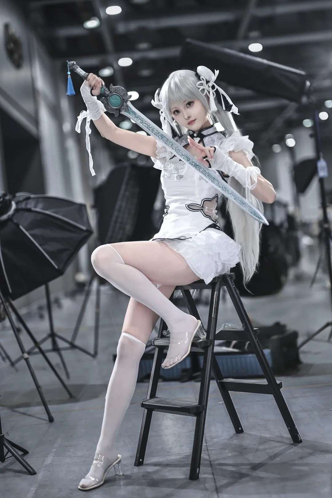 永劫无间, 殷紫萍cos, 玉髓冰心, 国风cosplay, 棚拍分享