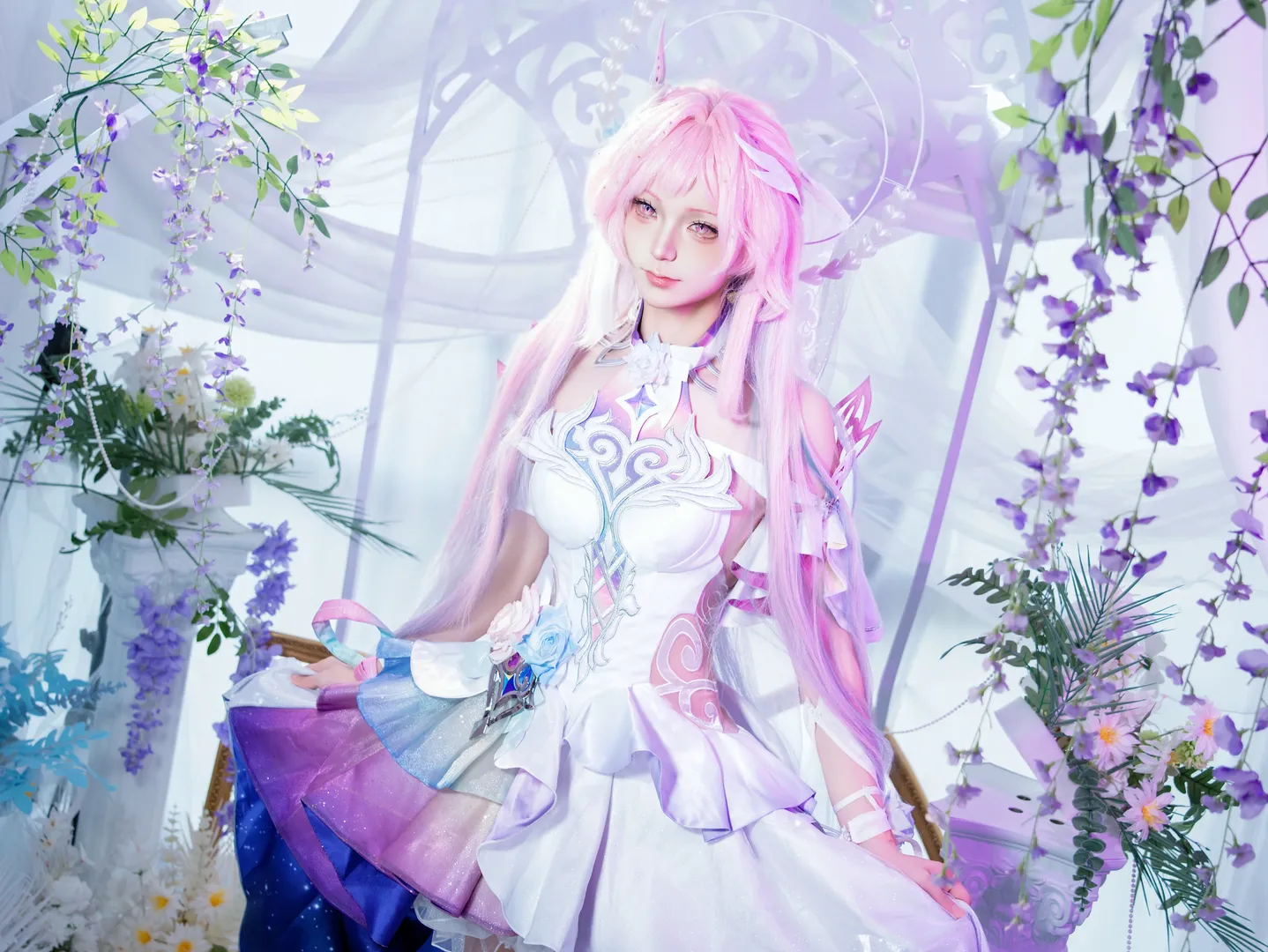 二次元少女, 昔漣cos, 崩壞星穹鐵道, cosplay攝影, 夢幻風穿搭 - 第3張