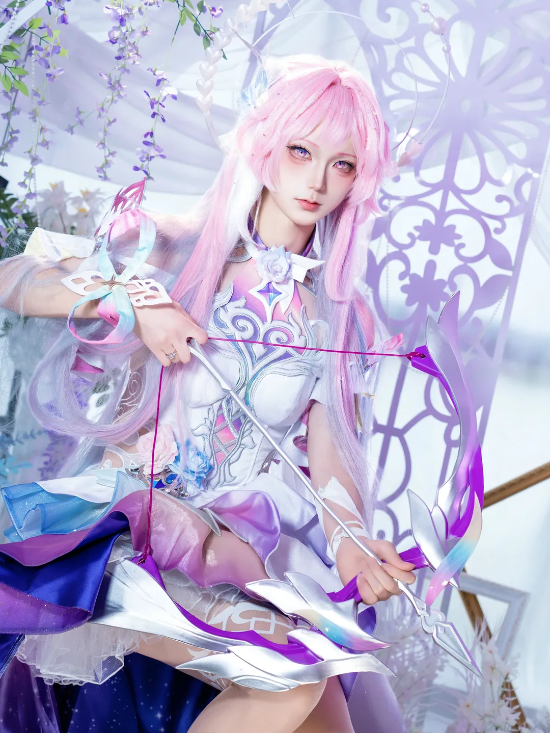 二次元少女, 昔漣cos, 崩壞星穹鐵道, cosplay攝影, 夢幻風穿搭