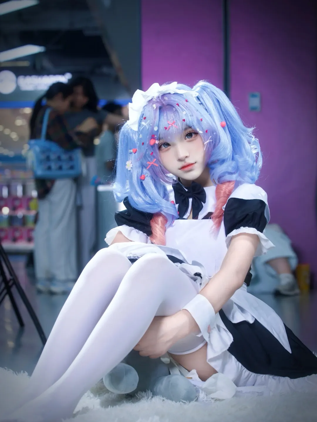 漫展cosplay, 女仆装, 初音未来cos, 二次元穿搭, Vocaloid - 第1张