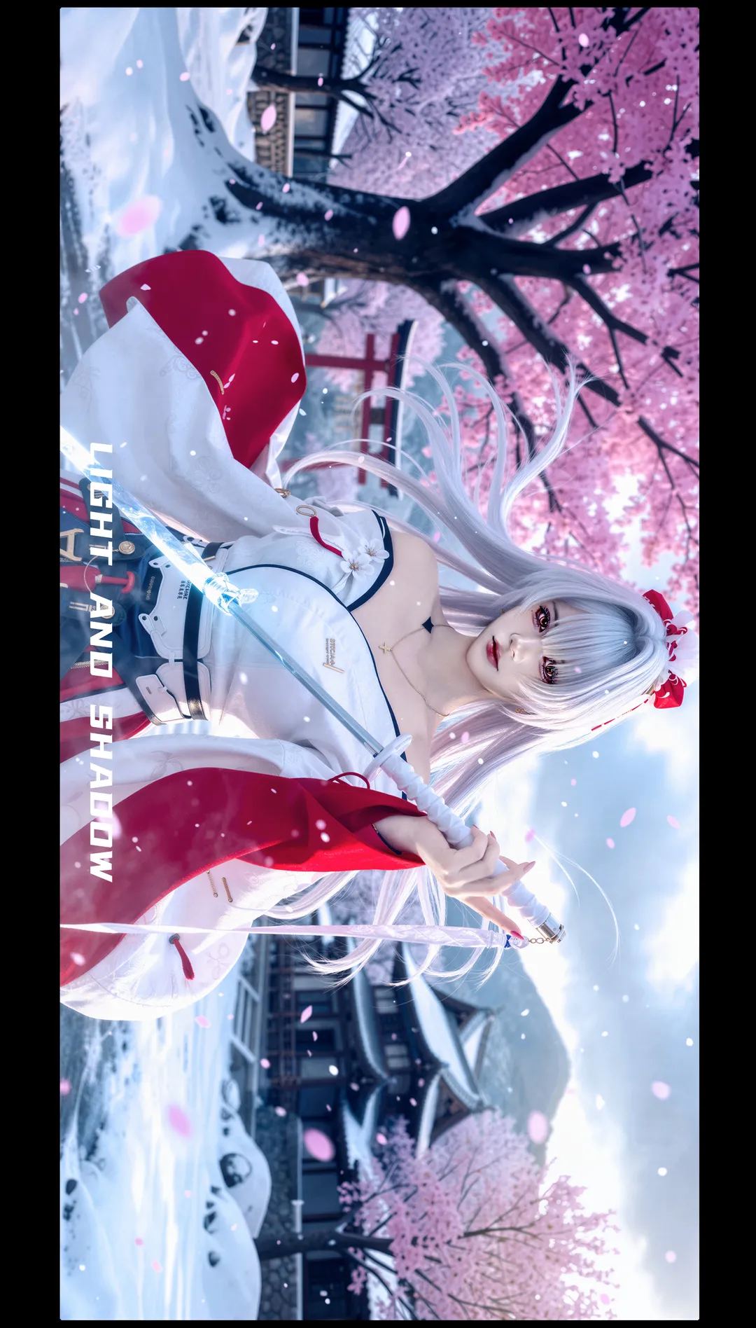 鸣潮, 二次元摄影, 绯雪cos, cosplay作品, 雪景外景 - 第2张