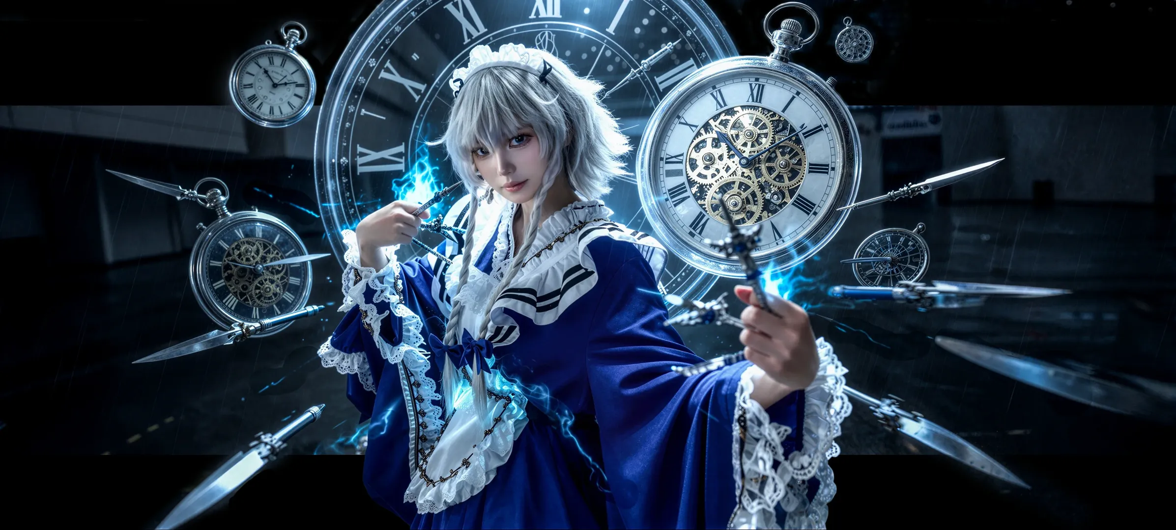 二次元撮影, 東方Project, メイド服, イベント写真, 十六夜咲夜 コスプレ