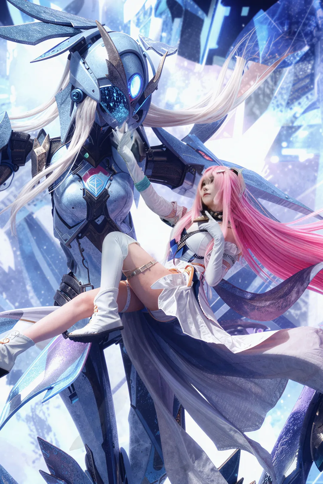 鸣潮, 爱弥斯cos, 场照, 漫展返图, 机甲风cosplay