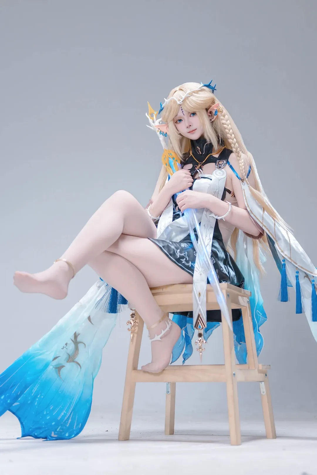鸣潮, cosplay, 摄影, 二次元萌妹, 卡提西亚cos