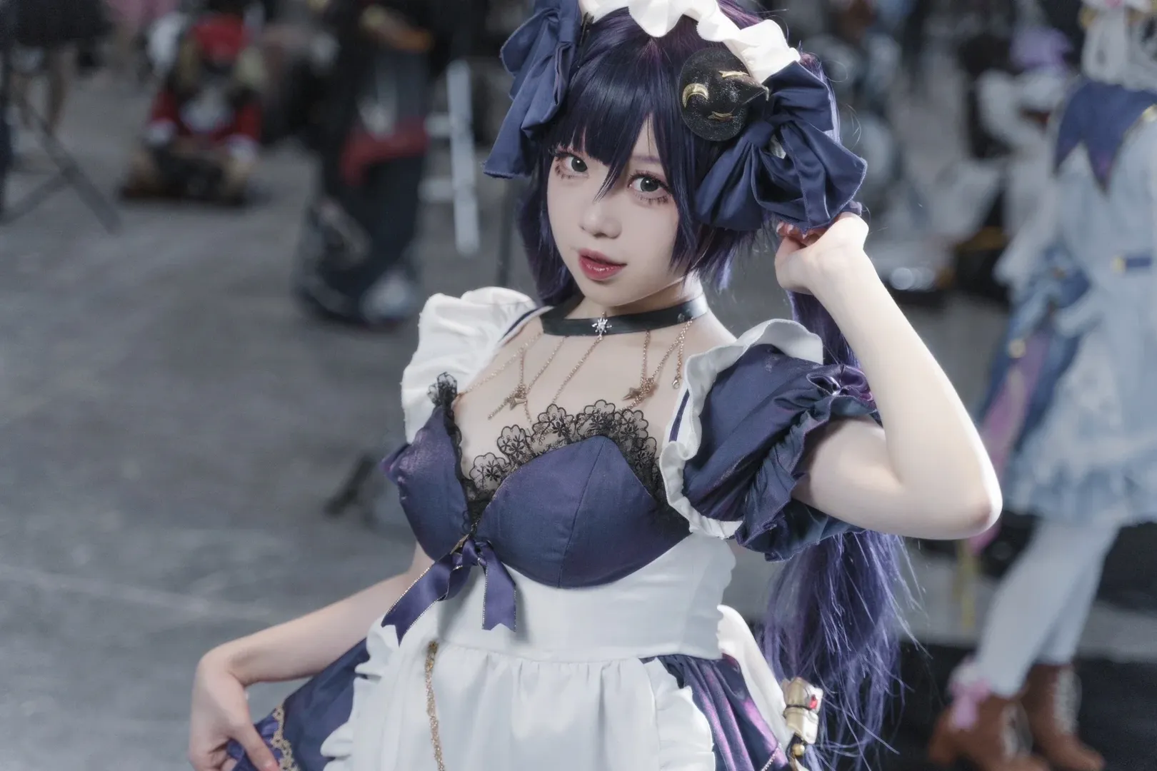 原神, 萤火虫漫展, 广州漫展, 莫娜cos, 星网丝袜cos - 第4张
