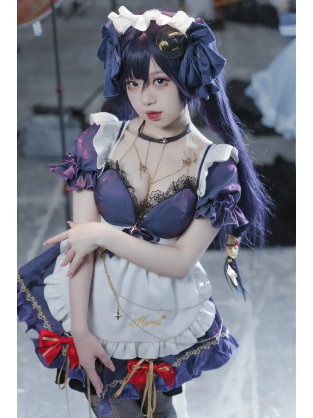 原神, 萤火虫漫展, 广州漫展, 莫娜cos, 星网丝袜cos - 第5张