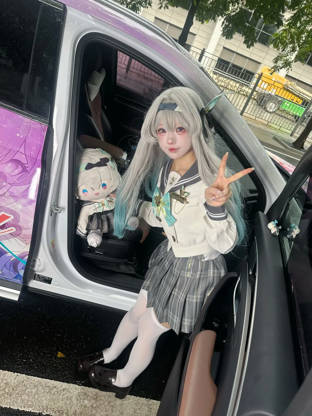 崩坏星穹铁道, 流萤cos, 痛车, cosplay日常, 车娘 - 第2张