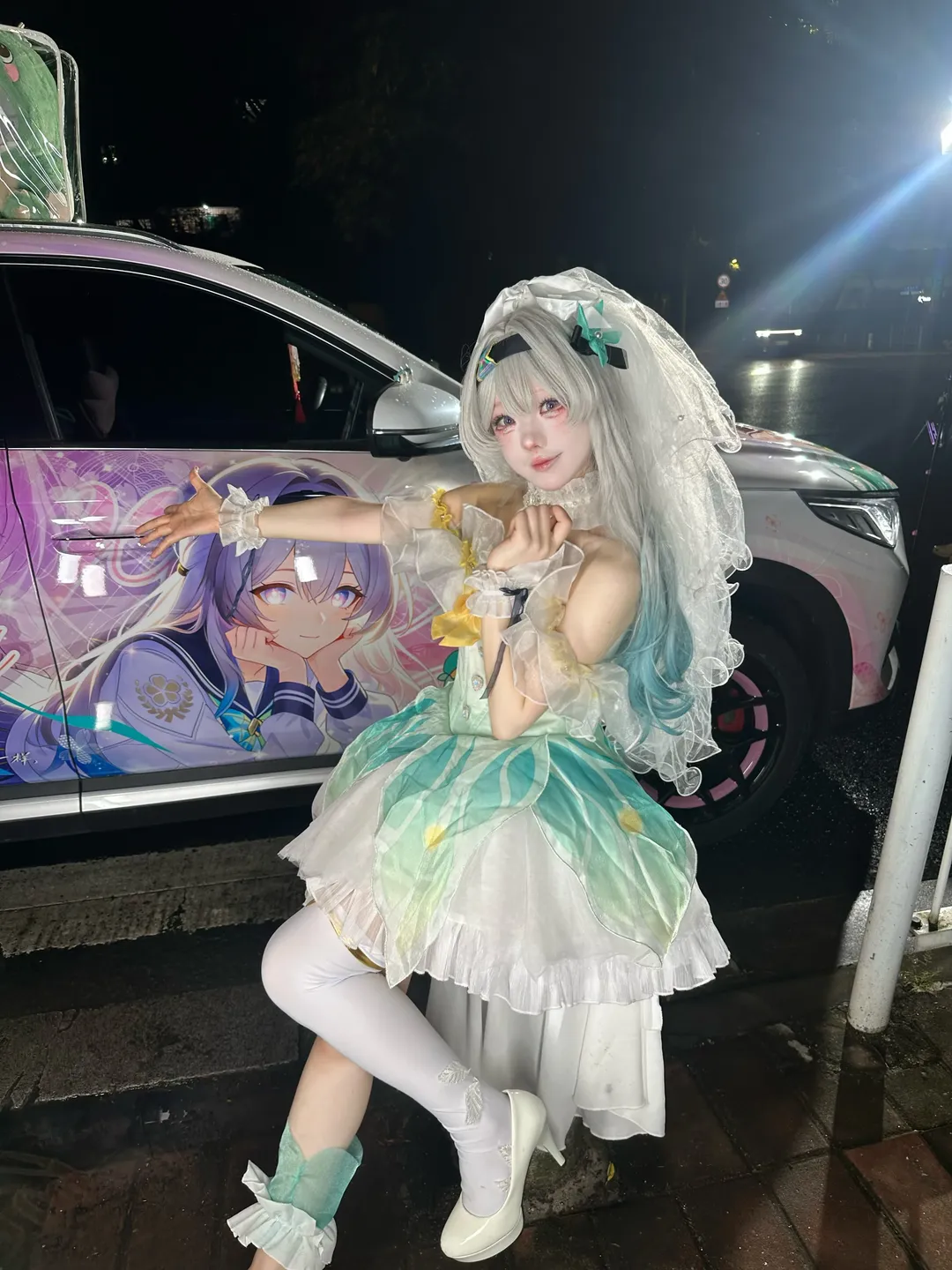 崩坏星穹铁道, 流萤cos, 痛车, cosplay日常, 车娘 - 第3张