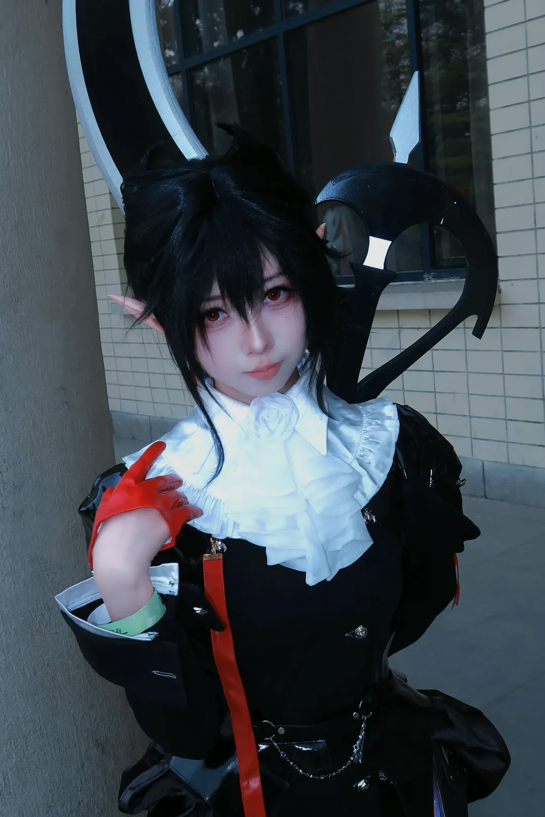 哥特风, 二次元cosplay, 精灵耳, 隐德来希cos, 暗黑风 - 第2张