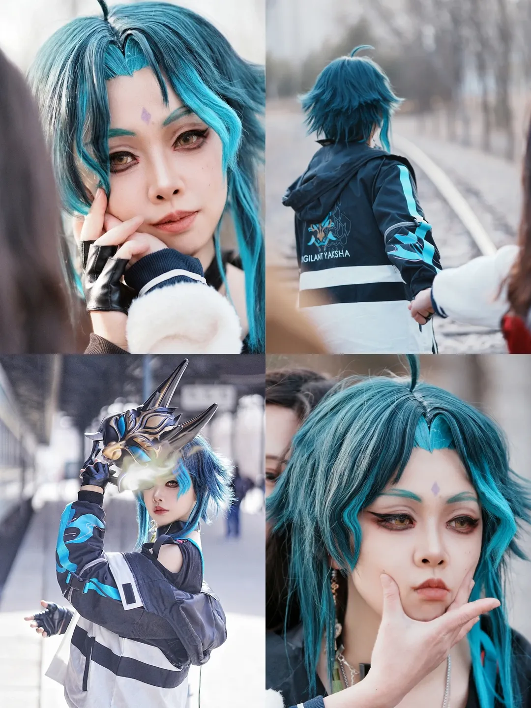 原神, ACG屋外ロケーション, 魈 コスプレ, 彼女目線, クールも可愛いもいける - 1枚目