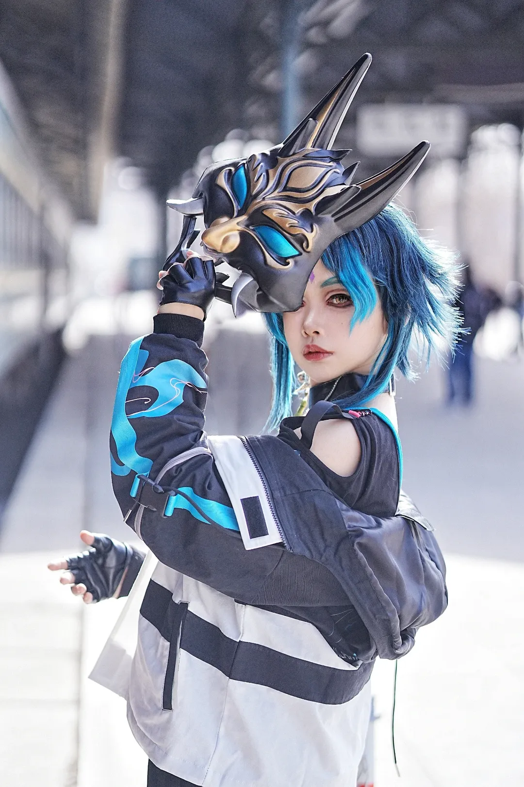 原神, ACG屋外ロケーション, 魈 コスプレ, 彼女目線, クールも可愛いもいける - 10枚目