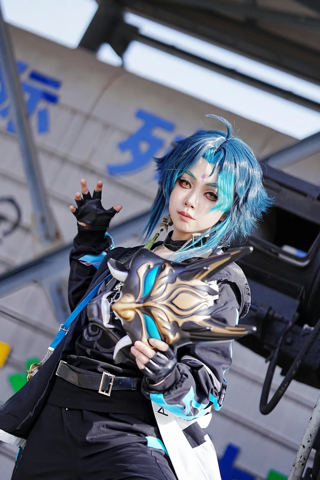 原神, ACG屋外ロケーション, 魈 コスプレ, 彼女目線, クールも可愛いもいける - 7枚目