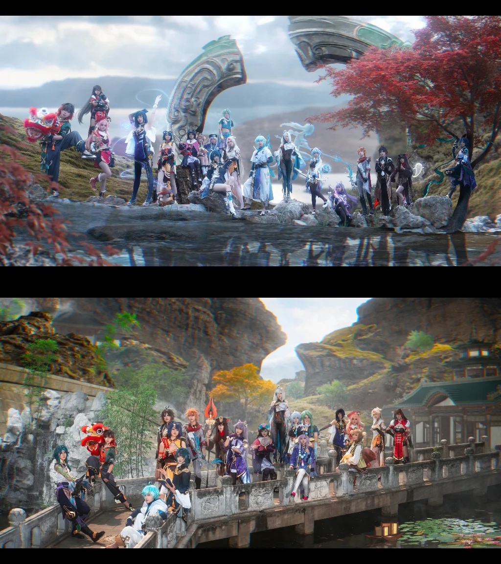 原神, 外景摄影, 原神cosplay, 嘉明cos, 璃月团片 - 第2张