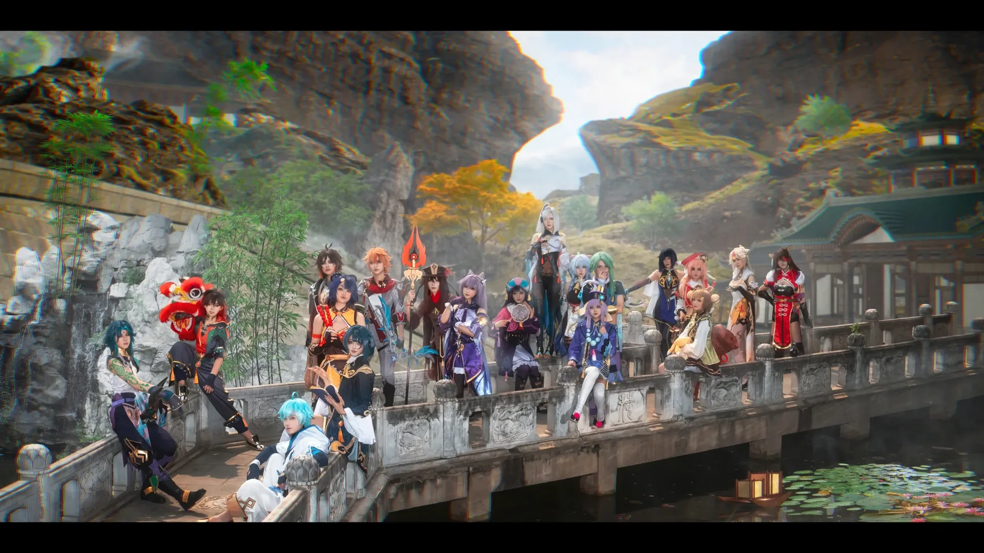 原神, 外景摄影, 原神cosplay, 嘉明cos, 璃月团片 - 第5张
