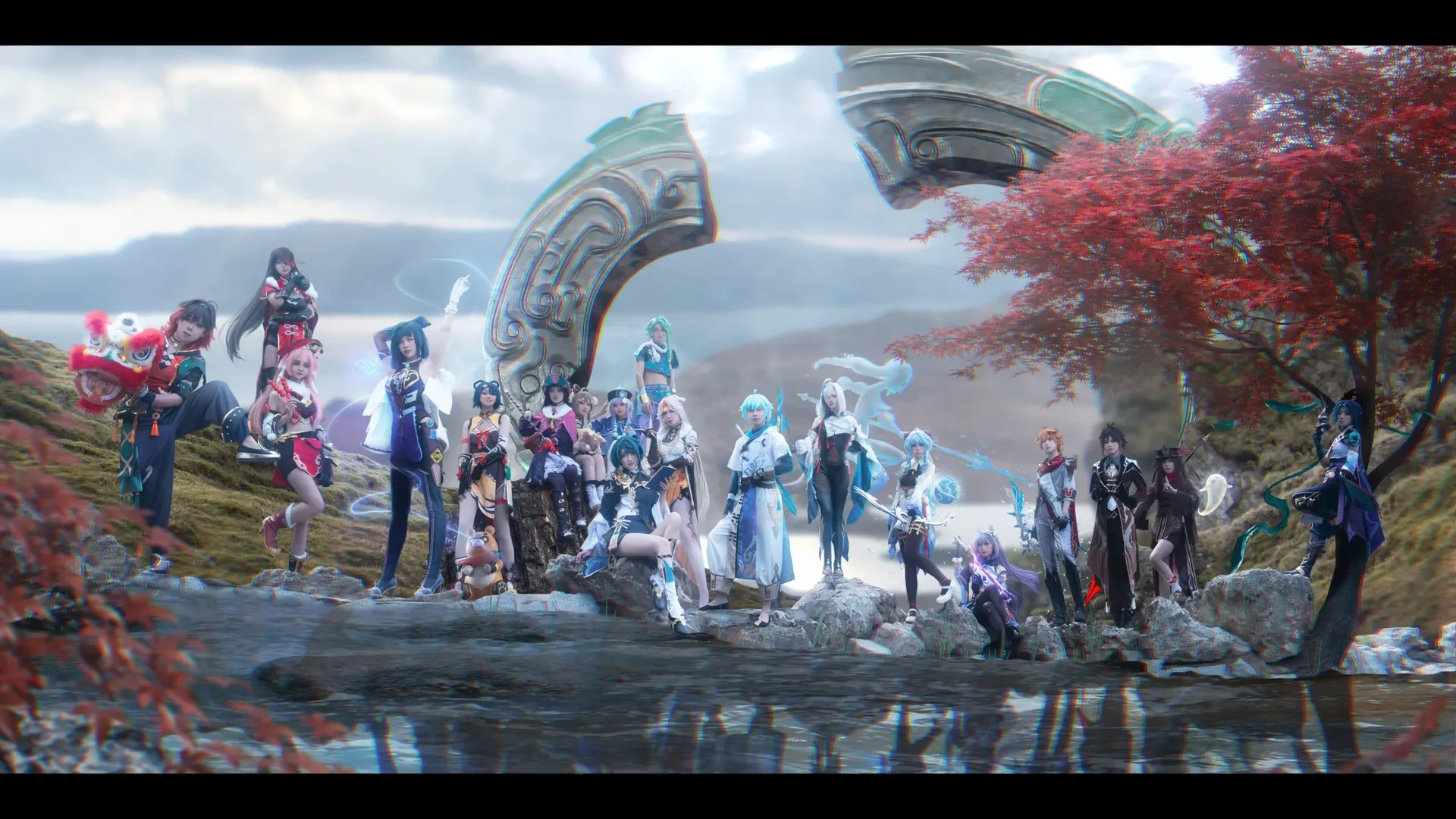 原神, 外景摄影, 原神cosplay, 嘉明cos, 璃月团片 - 第6张