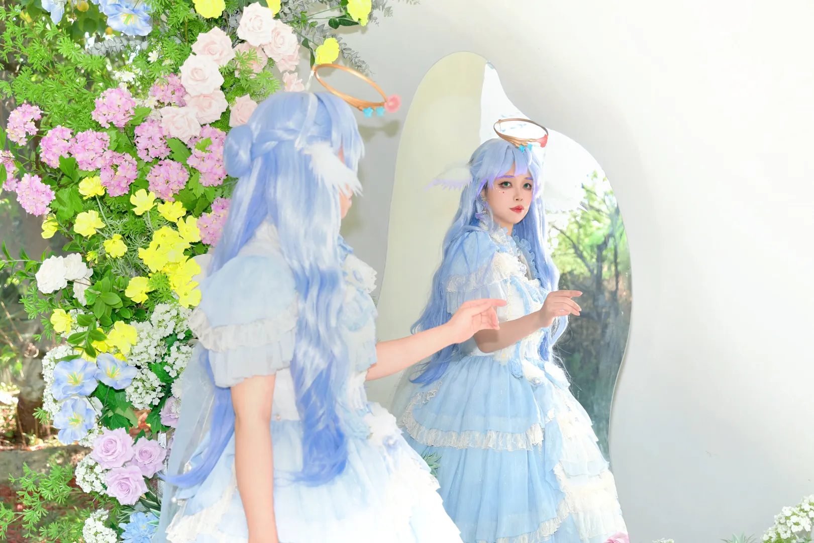 崩坏星穹铁道, 知更鸟cos, 私设, lolita花嫁, 镜面构图 - 第2张