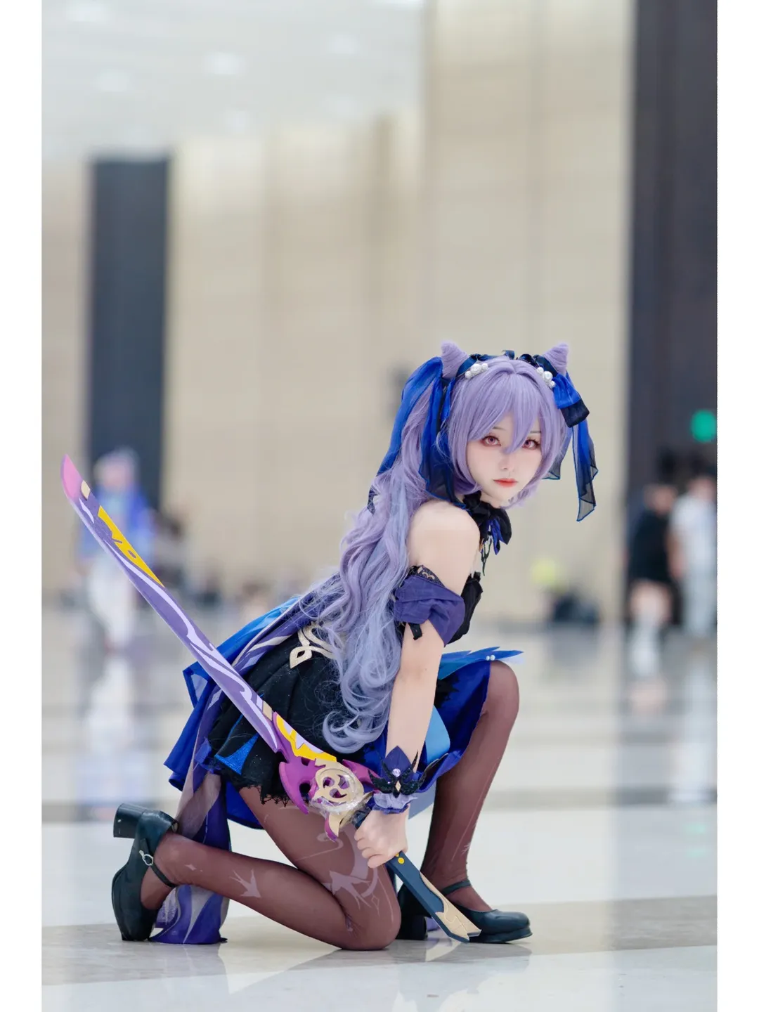 原神, 漫展返图, 刻晴cos, 二次元写真, 丝袜cosplay
