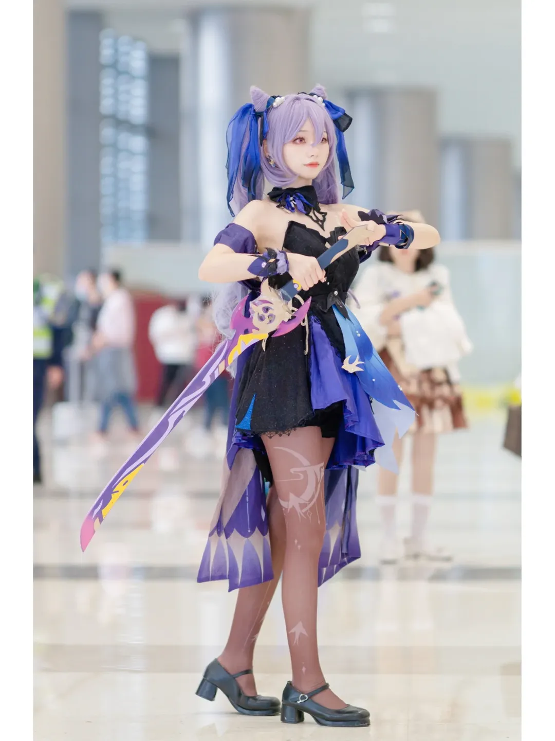 原神, 漫展返图, 刻晴cos, 二次元写真, 丝袜cosplay - 第4张