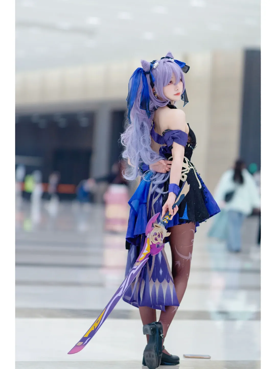 原神, 漫展返图, 刻晴cos, 二次元写真, 丝袜cosplay - 第5张