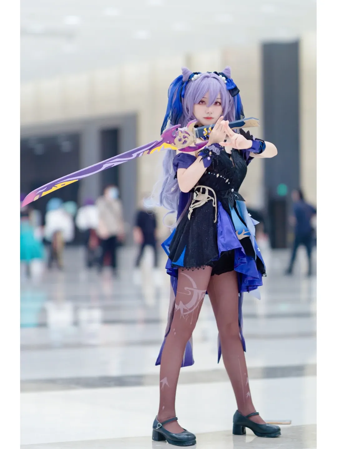 原神, 漫展返图, 刻晴cos, 二次元写真, 丝袜cosplay - 第6张