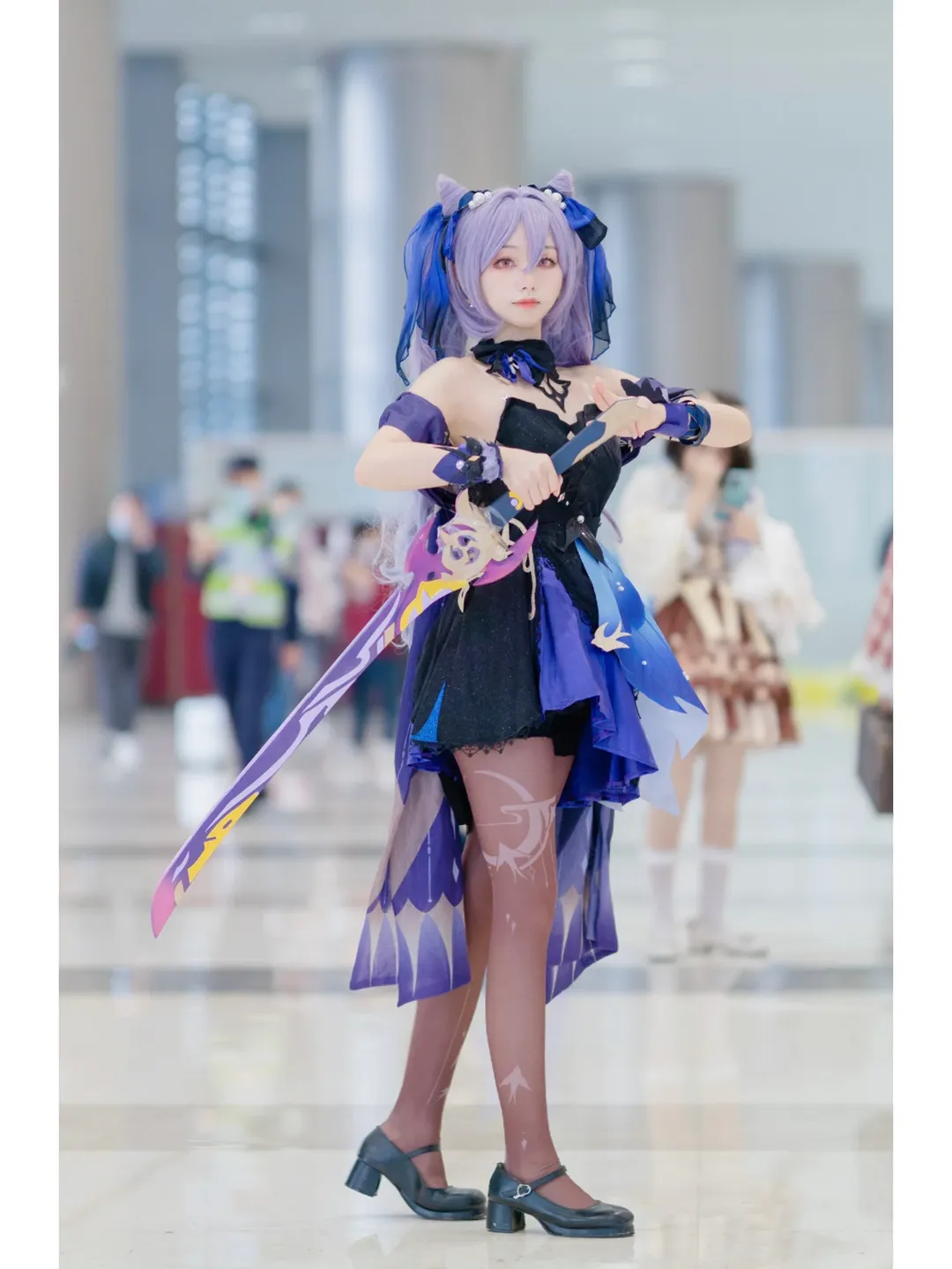 原神, 漫展返图, 刻晴cos, 二次元写真, 丝袜cosplay - 第9张