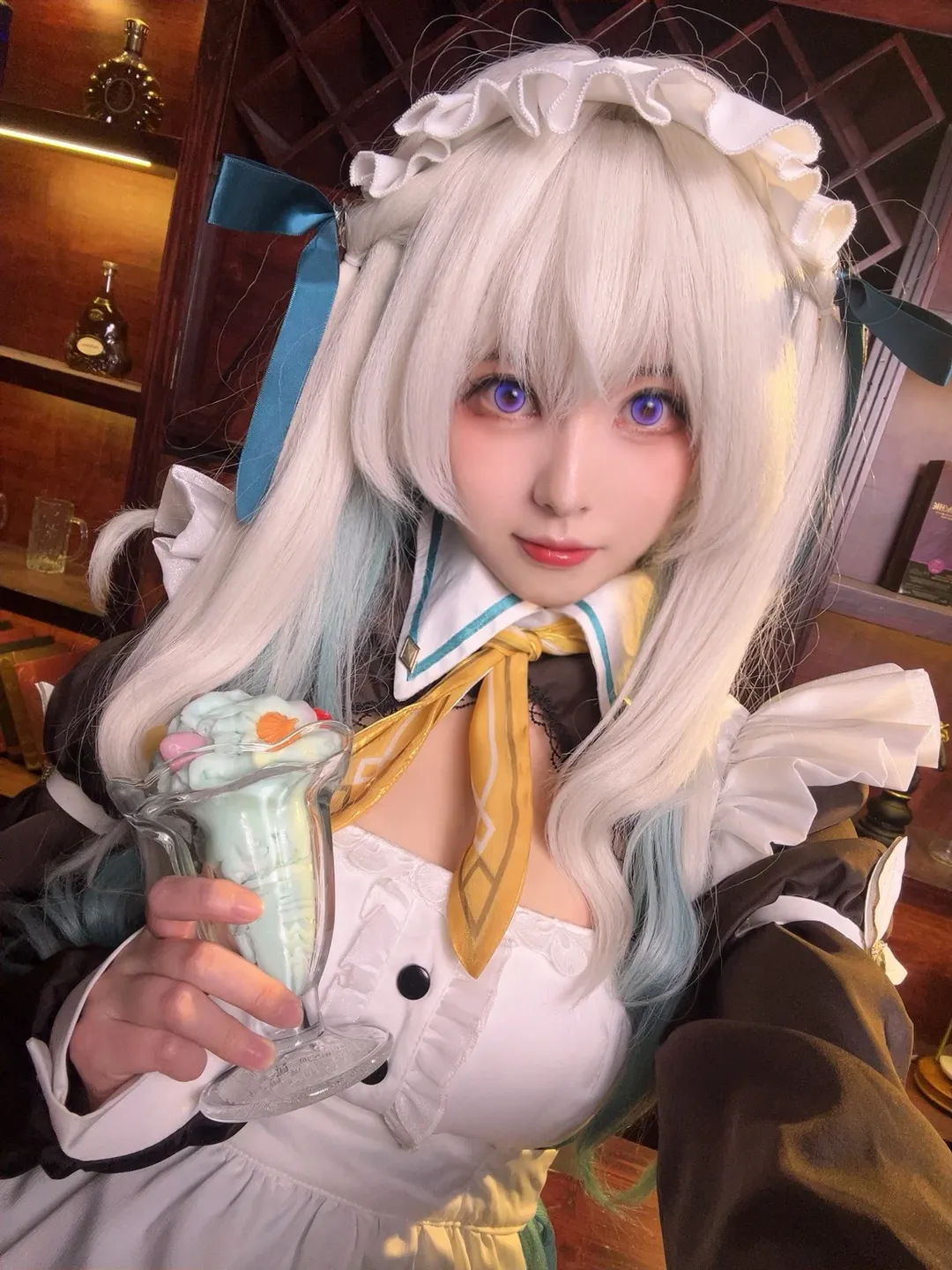 崩壊：スターレイル, ホタル コスプレ, 二次元コスプレ, メイド服コスプレ, バーのパティシエ