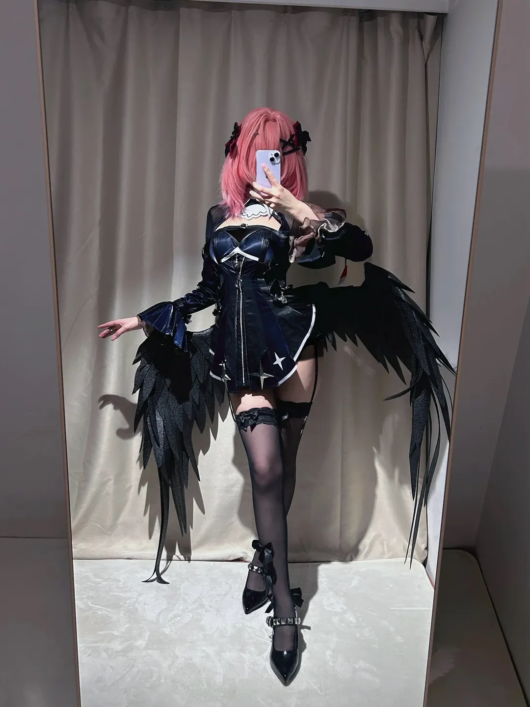 ゼンレスゾーンゼロ, コスプレコーディネート, ダークゴシック風, 二次元自撮り, レミエール コスプレ - 1枚目