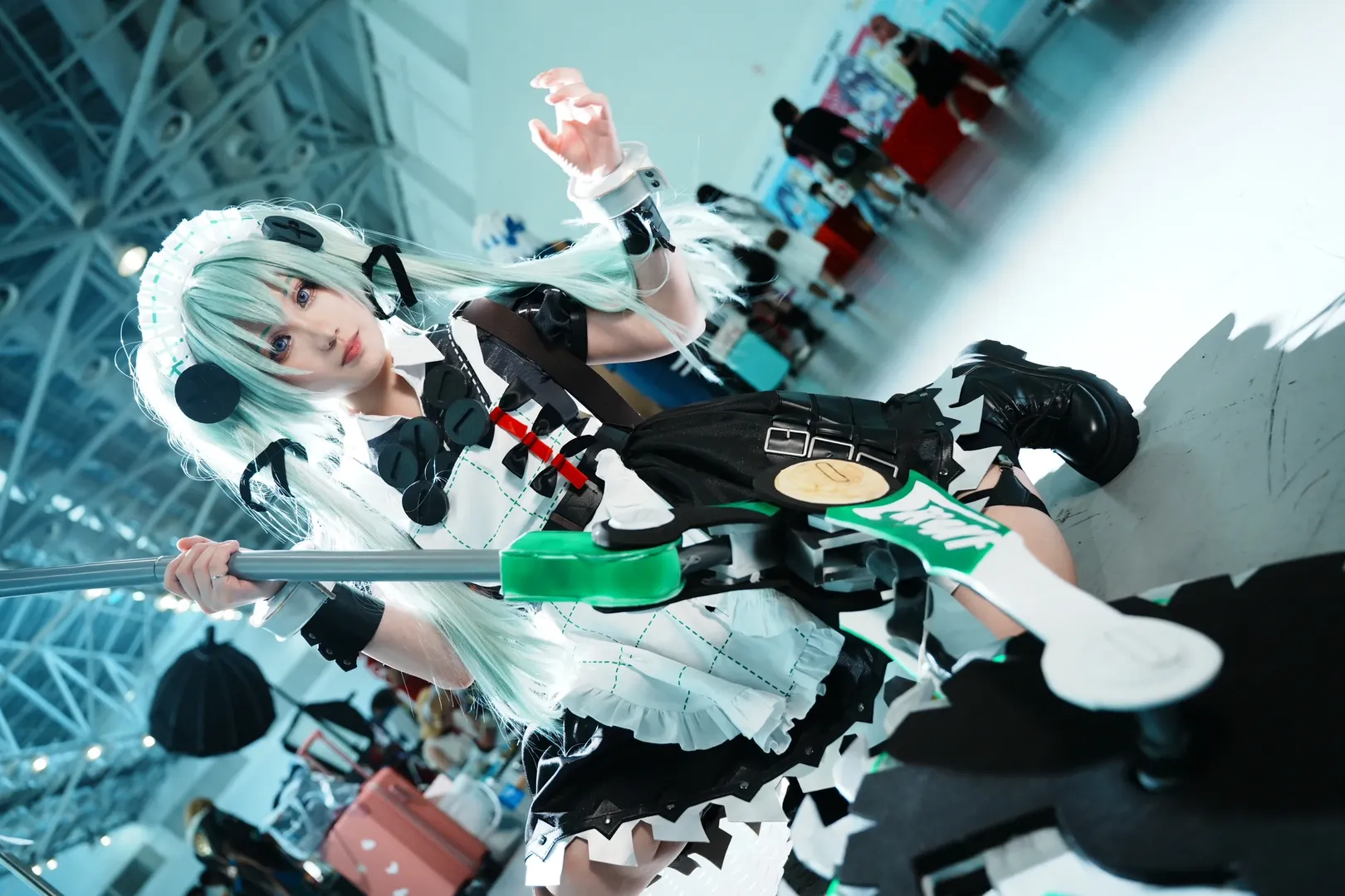 绝区零, 漫展摄影, 女仆cosplay, 可琳威克斯cos, 珠海AS10漫展 - 第10张
