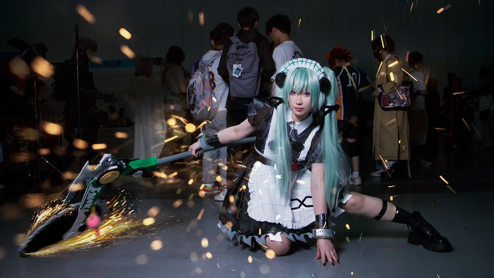 绝区零, 漫展摄影, 女仆cosplay, 可琳威克斯cos, 珠海AS10漫展 - 第4张