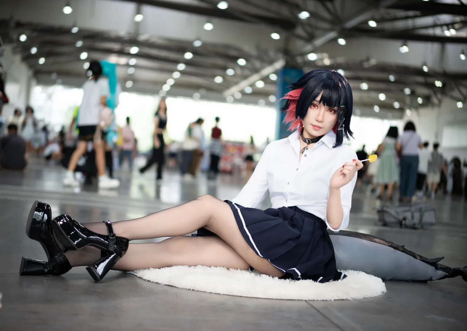绝区零, 漫展返图, 艾莲乔cos, cosplay场照, 黑丝穿搭 - 第4张