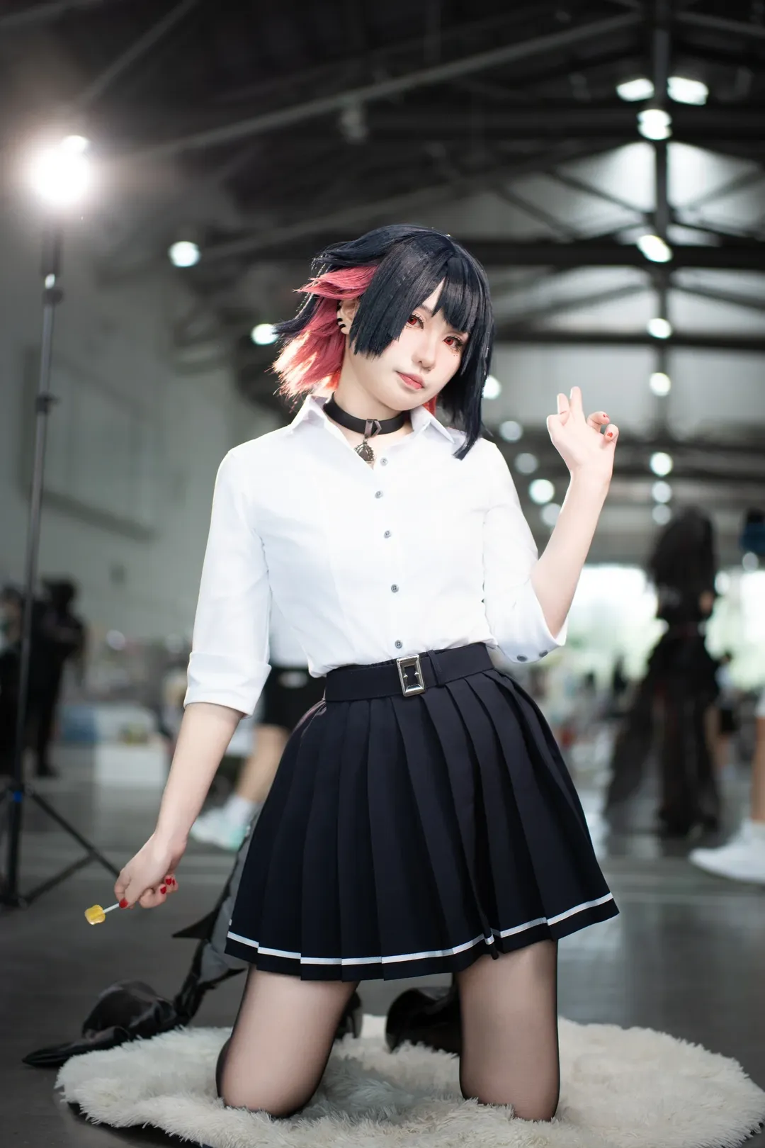 绝区零, 漫展返图, 艾莲乔cos, cosplay场照, 黑丝穿搭 - 第6张