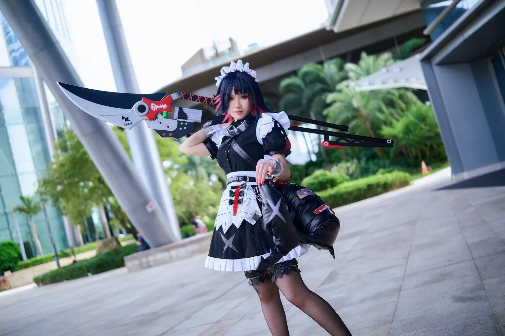 绝区零, 艾莲乔cos, 鲨鱼妹cos, 黑丝cosplay, 珠海漫展 - 第2张