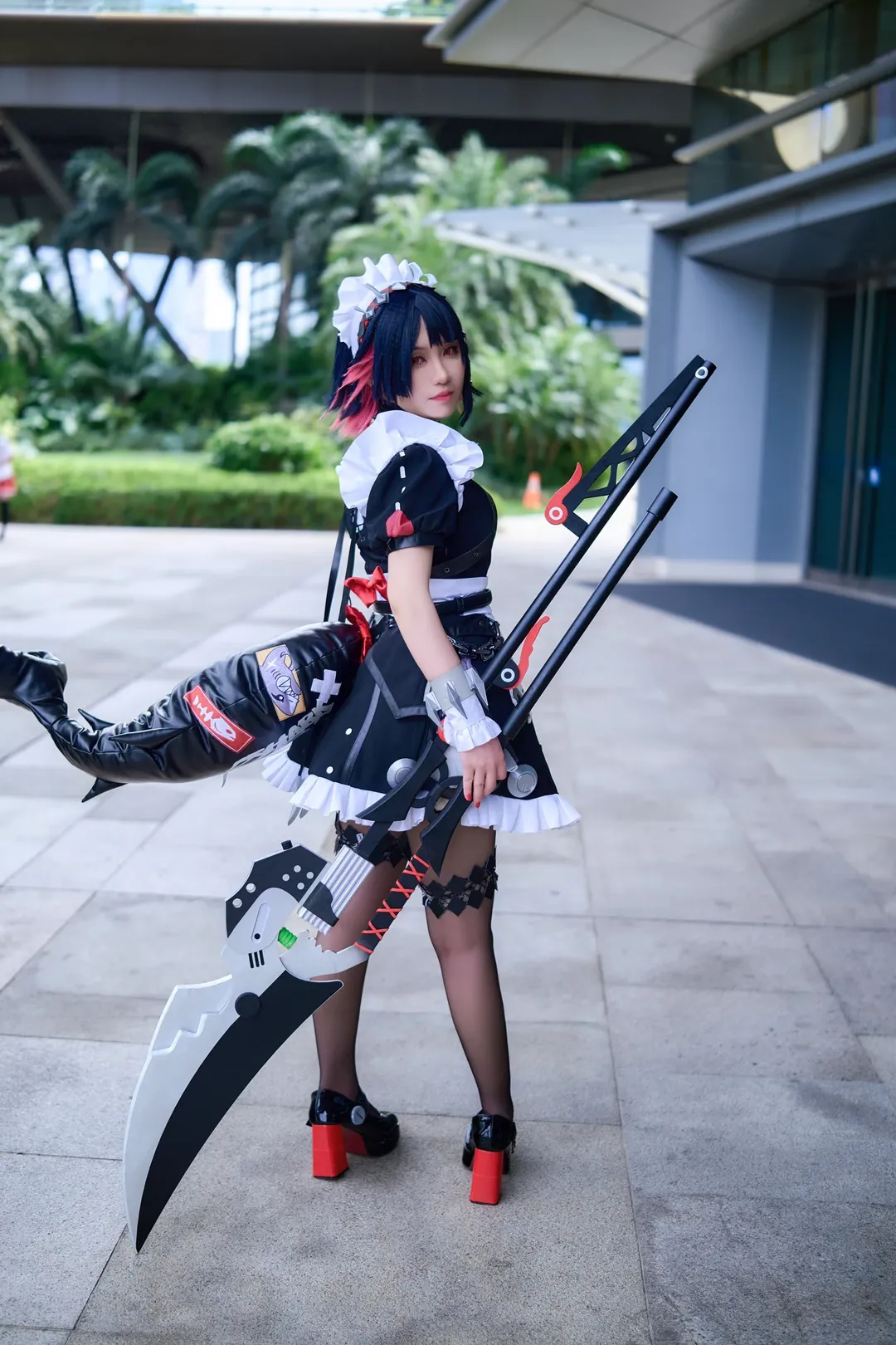 绝区零, 艾莲乔cos, 鲨鱼妹cos, 黑丝cosplay, 珠海漫展 - 第5张