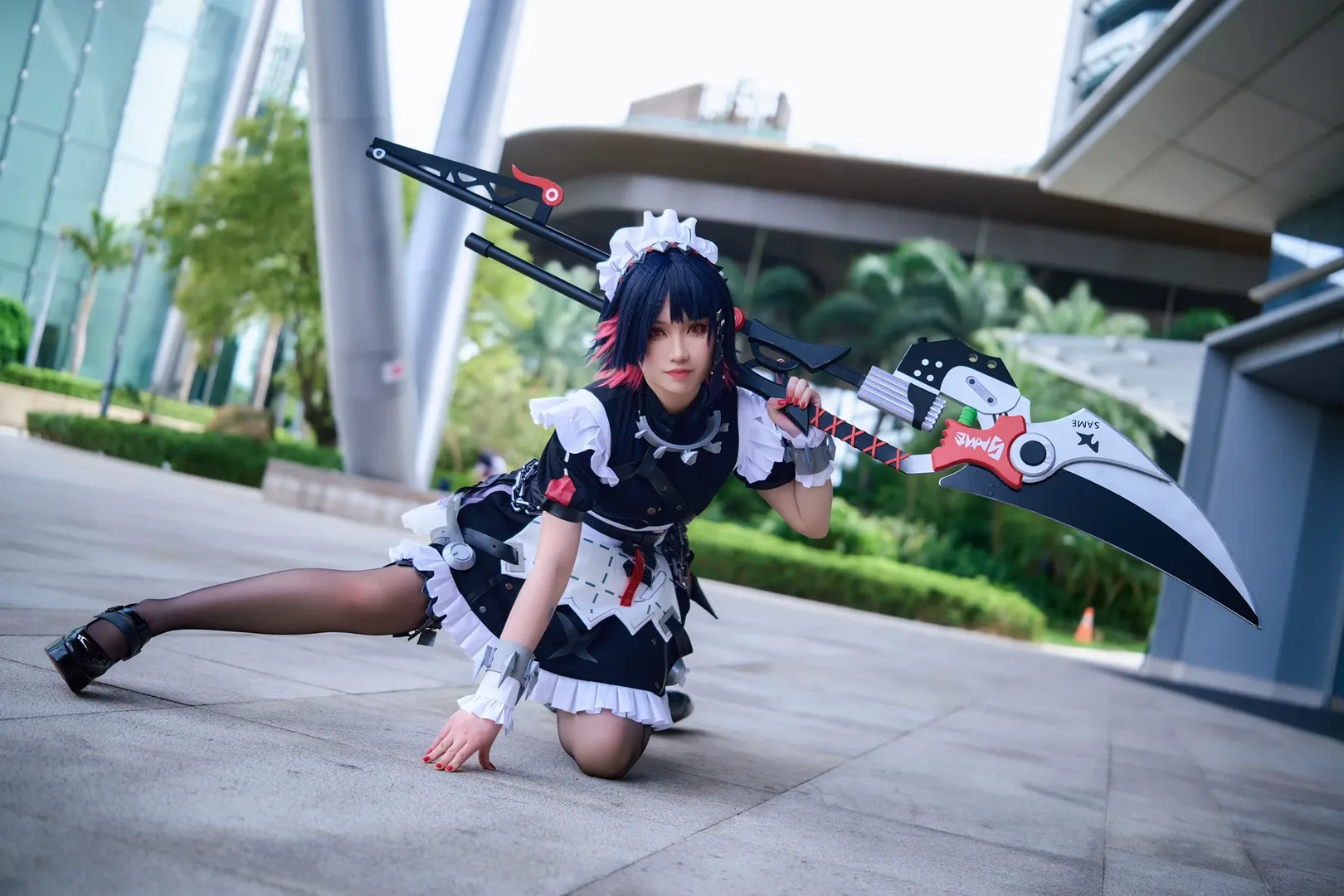 絕區零, 艾蓮喬cos, 鯊魚妹cos, 黑絲cosplay, 珠海漫展