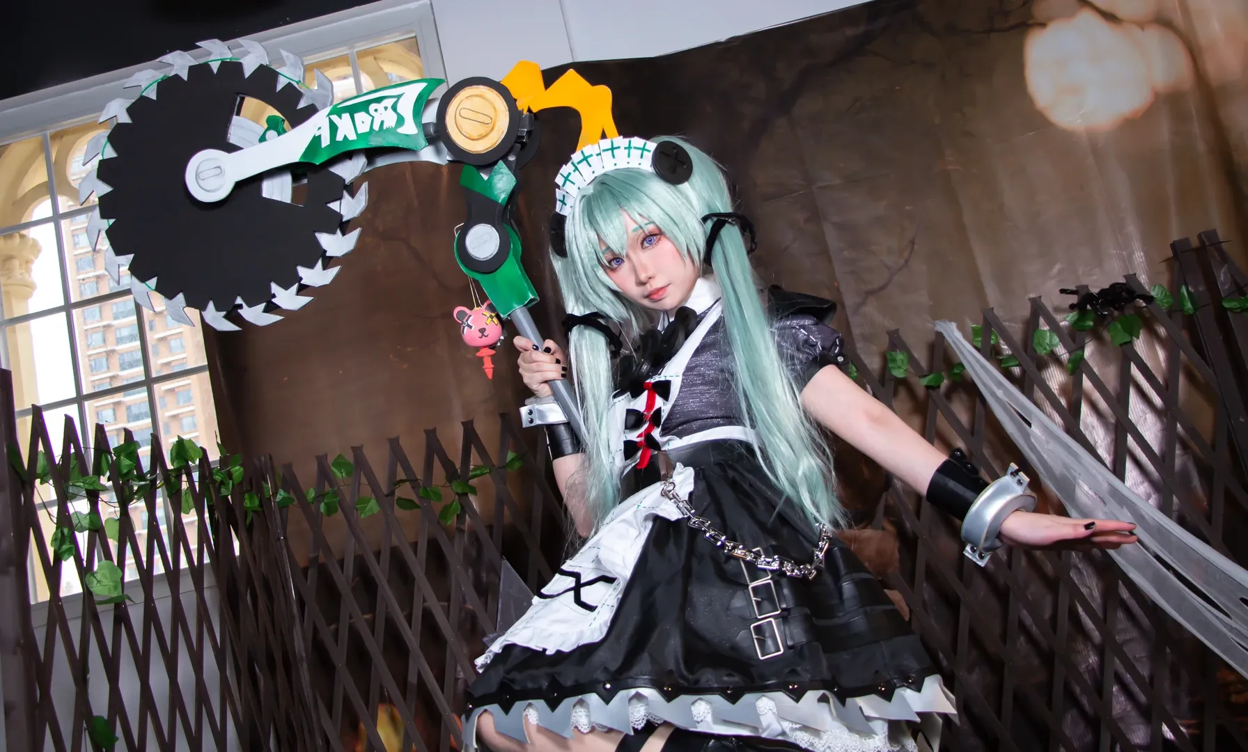 绝区零, 漫展场照, cosplay道具制作, 可琳cos, 黑丝腿环穿搭 - 第10张