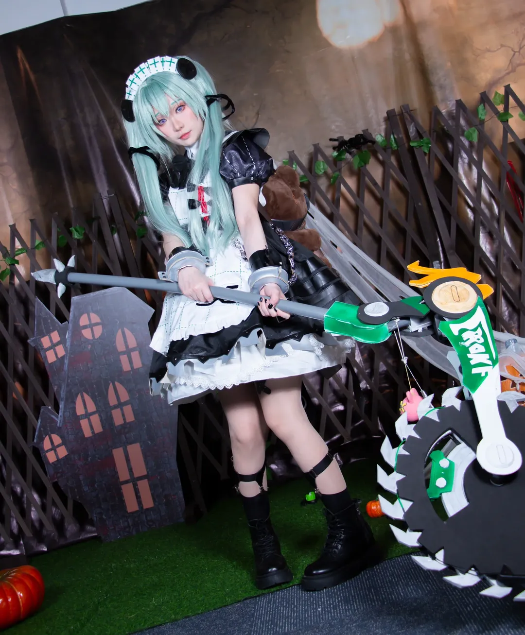 绝区零, 漫展场照, cosplay道具制作, 可琳cos, 黑丝腿环穿搭 - 第3张