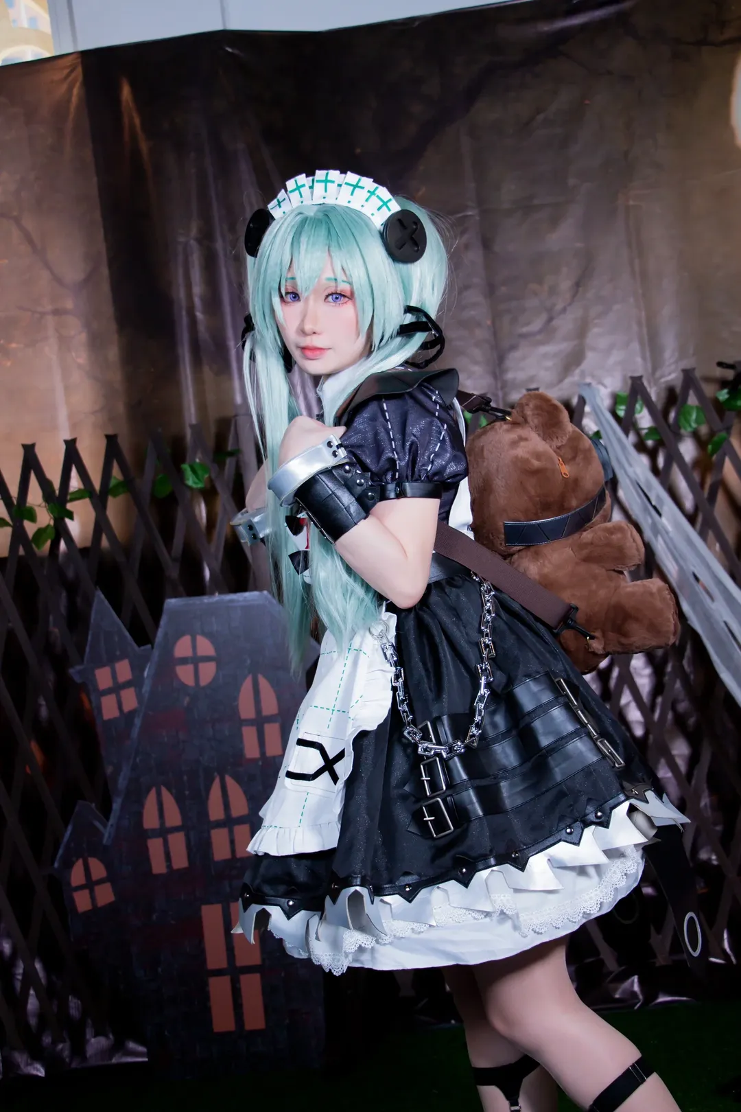 绝区零, 漫展场照, cosplay道具制作, 可琳cos, 黑丝腿环穿搭 - 第6张