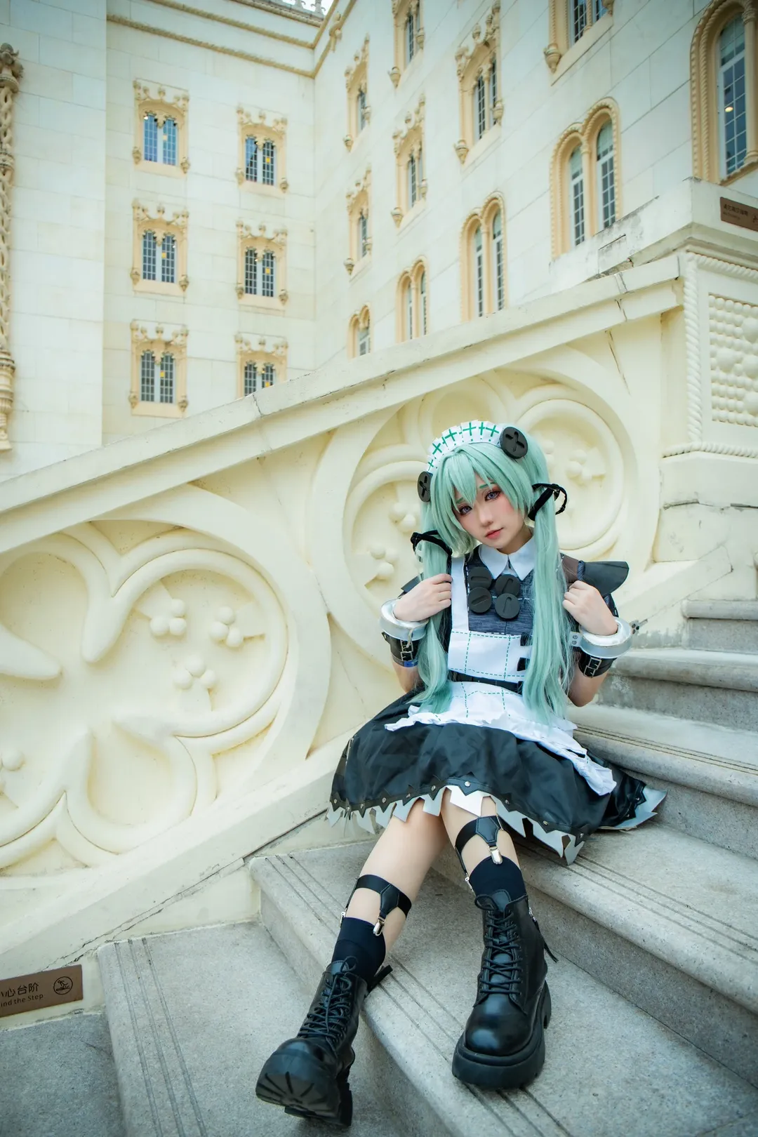 绝区零, 漫展场照, cosplay道具, 可琳cos, 暗黑女仆