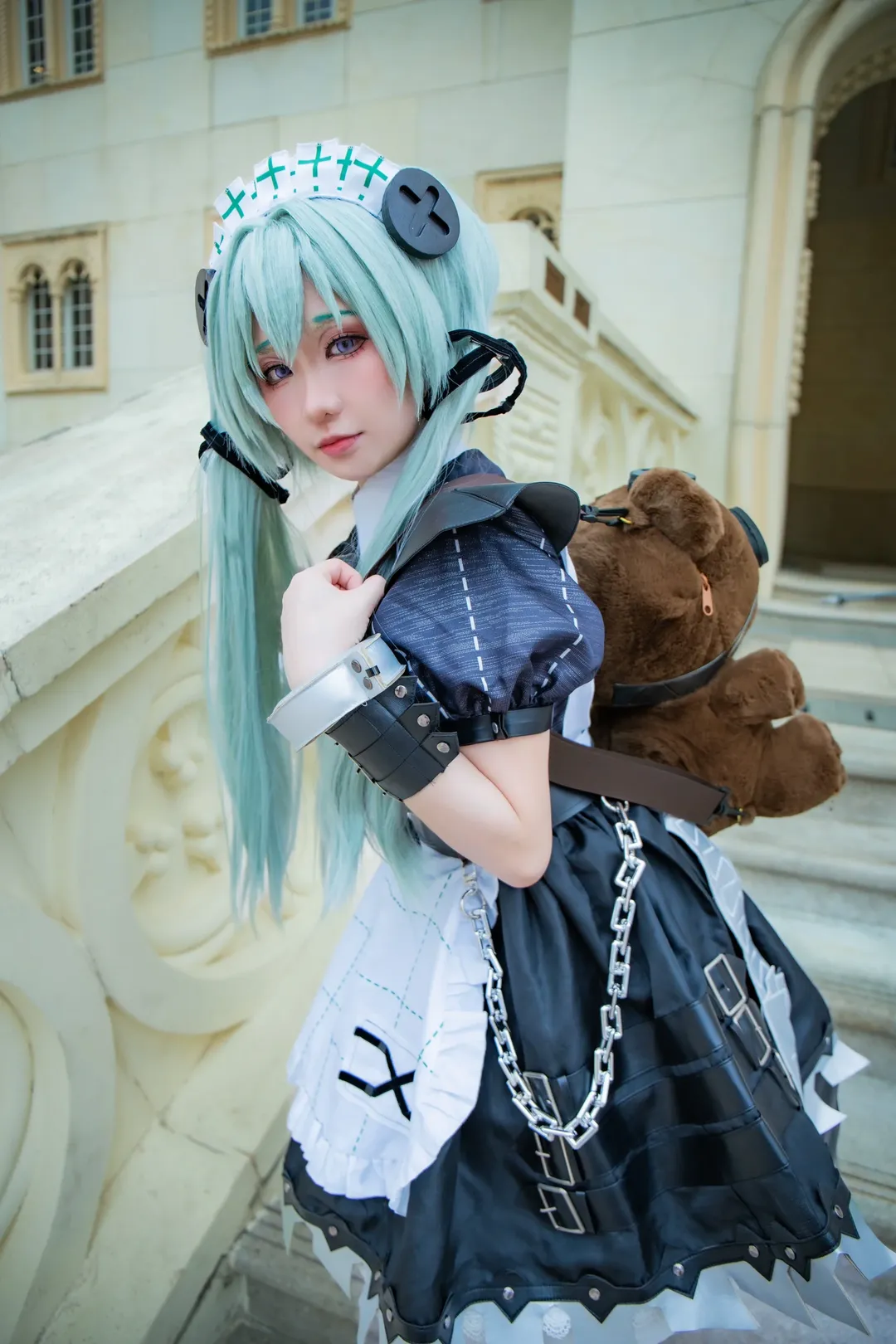 绝区零, 漫展场照, cosplay道具, 可琳cos, 暗黑女仆 - 第3张