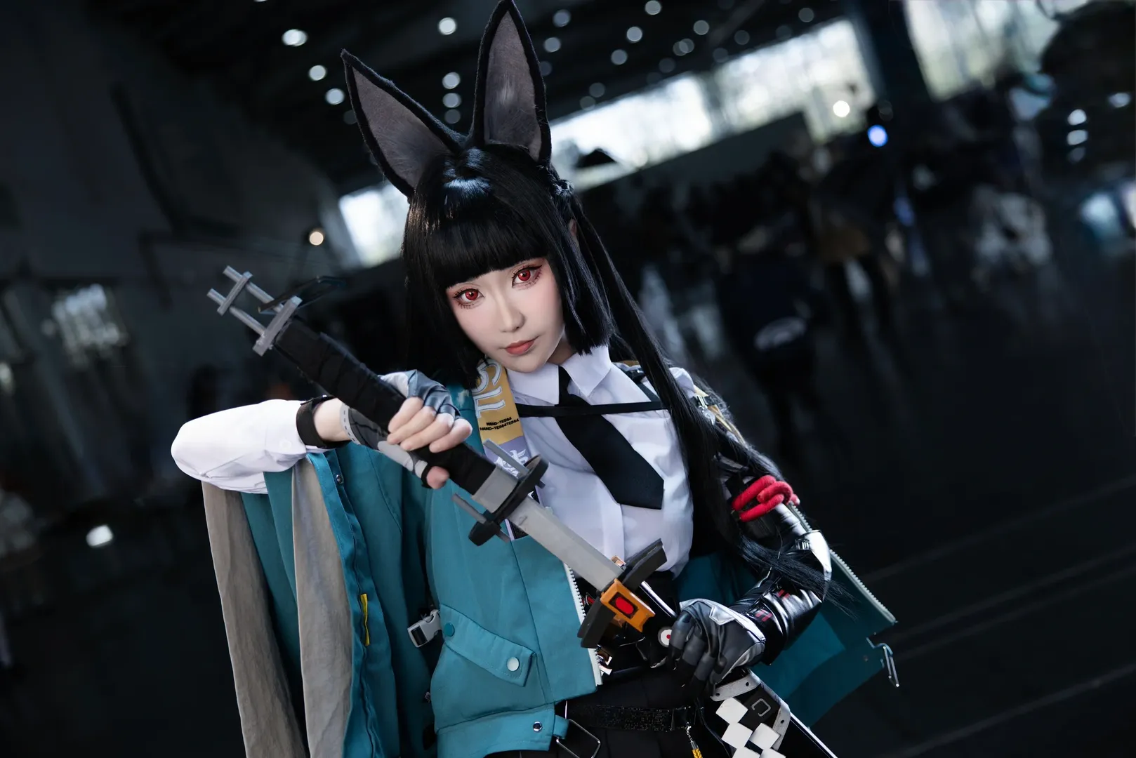 绝区零, 漫展返图, 星见雅cos, cosplay穿搭, 黑丝cos - 第1张