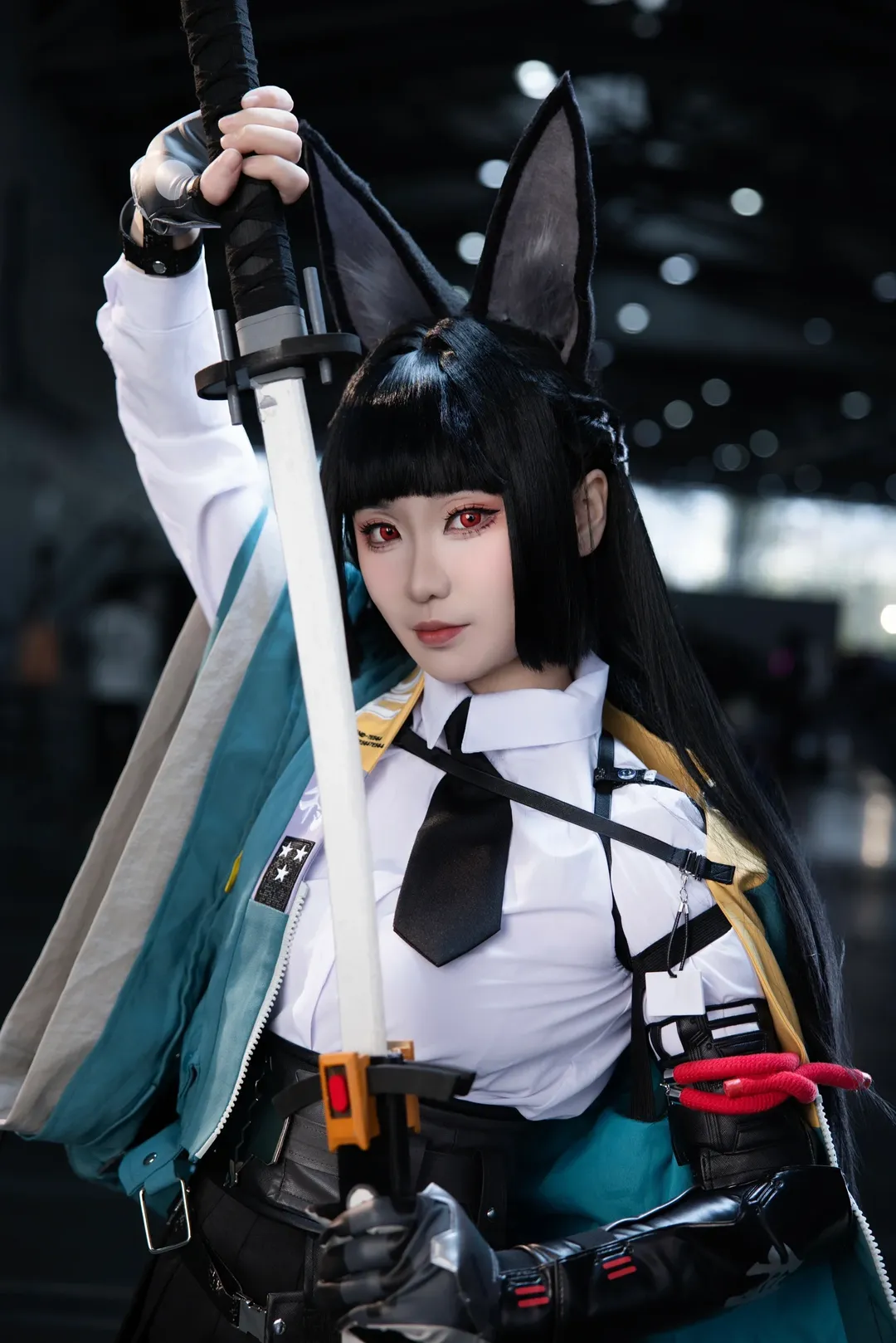 绝区零, 漫展返图, 星见雅cos, cosplay穿搭, 黑丝cos - 第2张