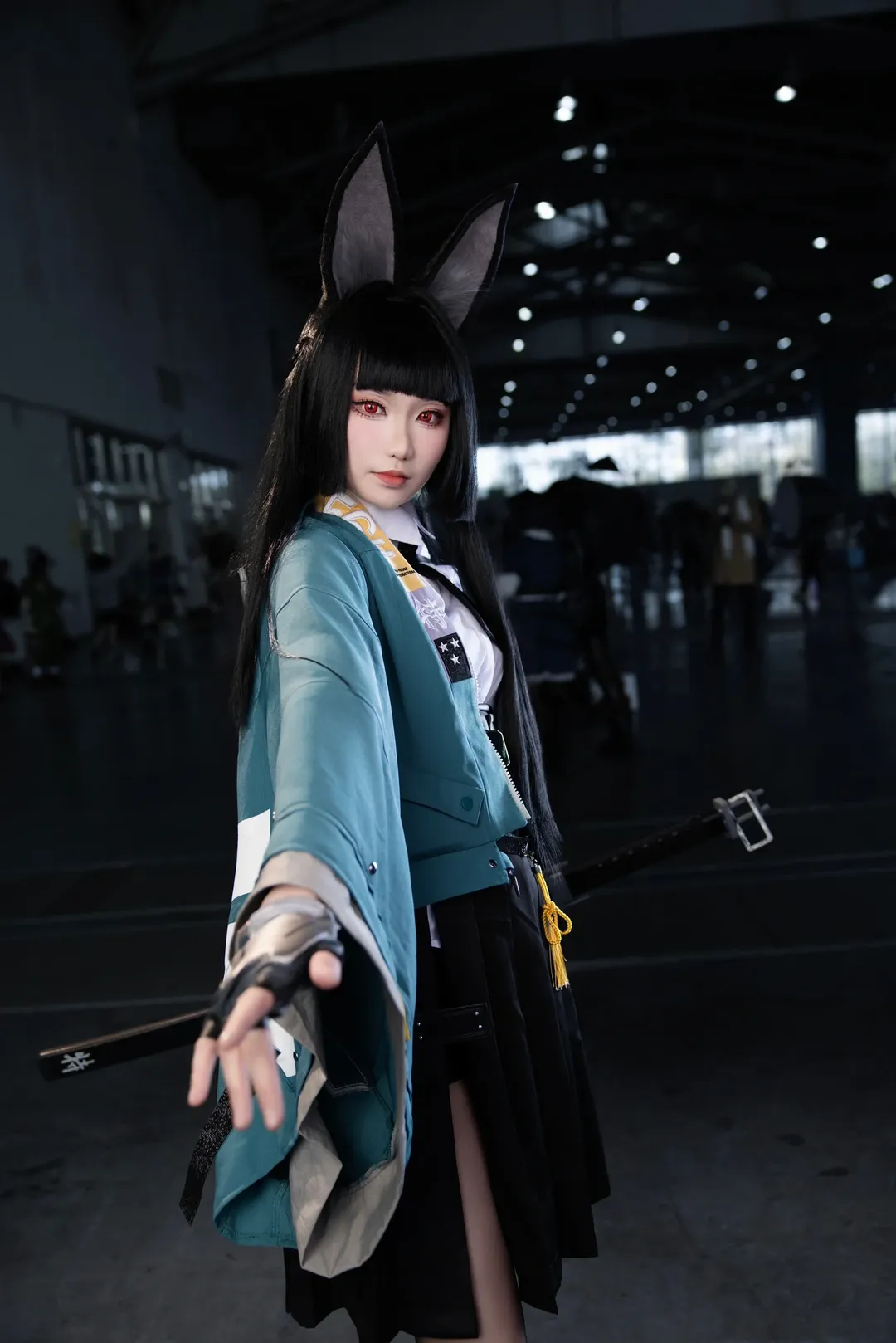 绝区零, 漫展返图, 星见雅cos, cosplay穿搭, 黑丝cos - 第3张