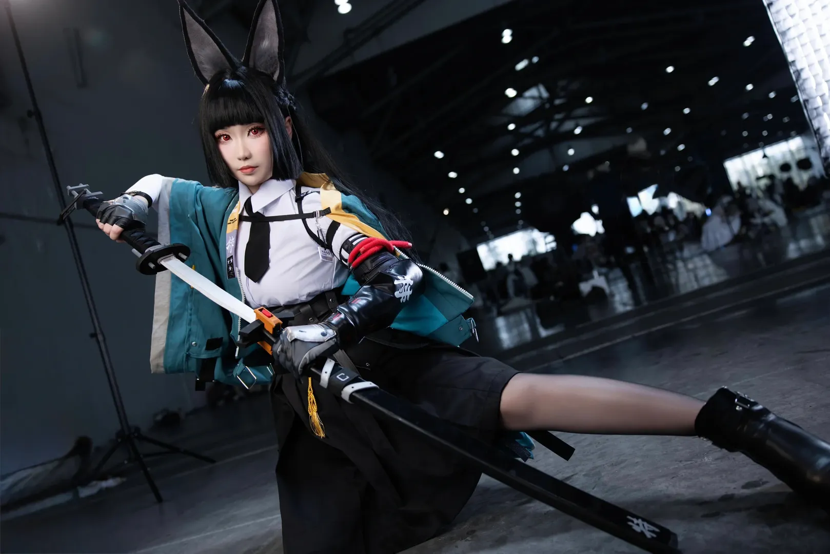绝区零, 漫展返图, 星见雅cos, cosplay穿搭, 黑丝cos - 第5张